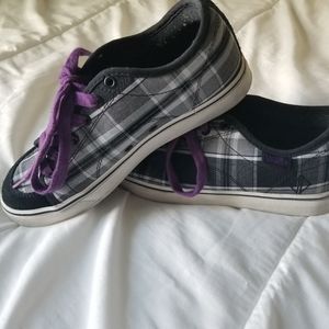 Women's Vans plaid sneakers